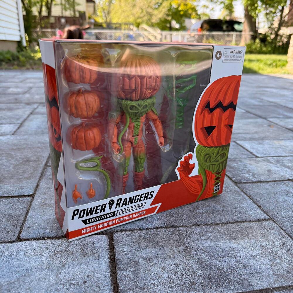 Power Rangers Lightning Collection Mighty Morphin Pumpkin Rapper 6" Figure New - Picture 3 of 5